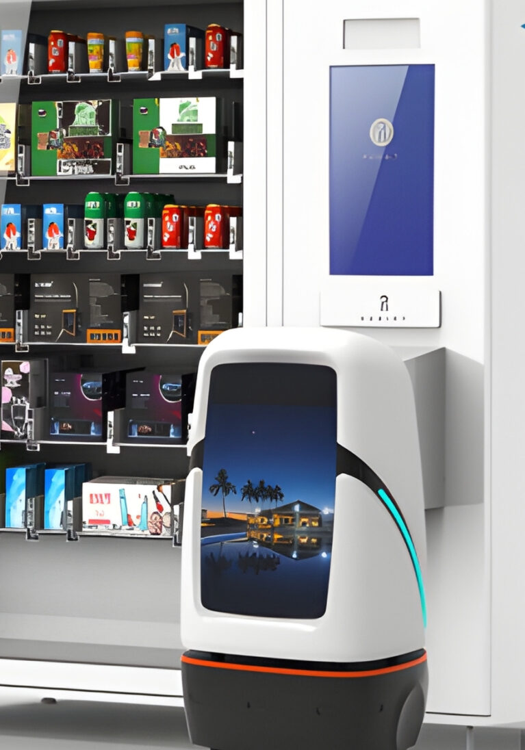 Es una solución de entrega inteligente y contenedor móvil diseñada específicamente para el entorno hotelero.