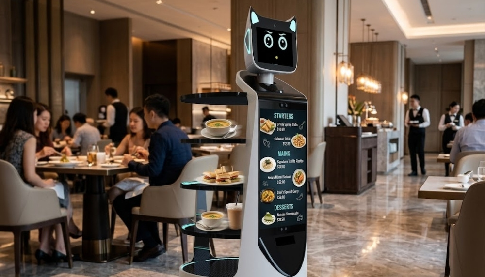 Una solución de automatización diseñada para restaurantes, hoteles y hospitales que busca optimizar la entrega de alimentos y artículos.