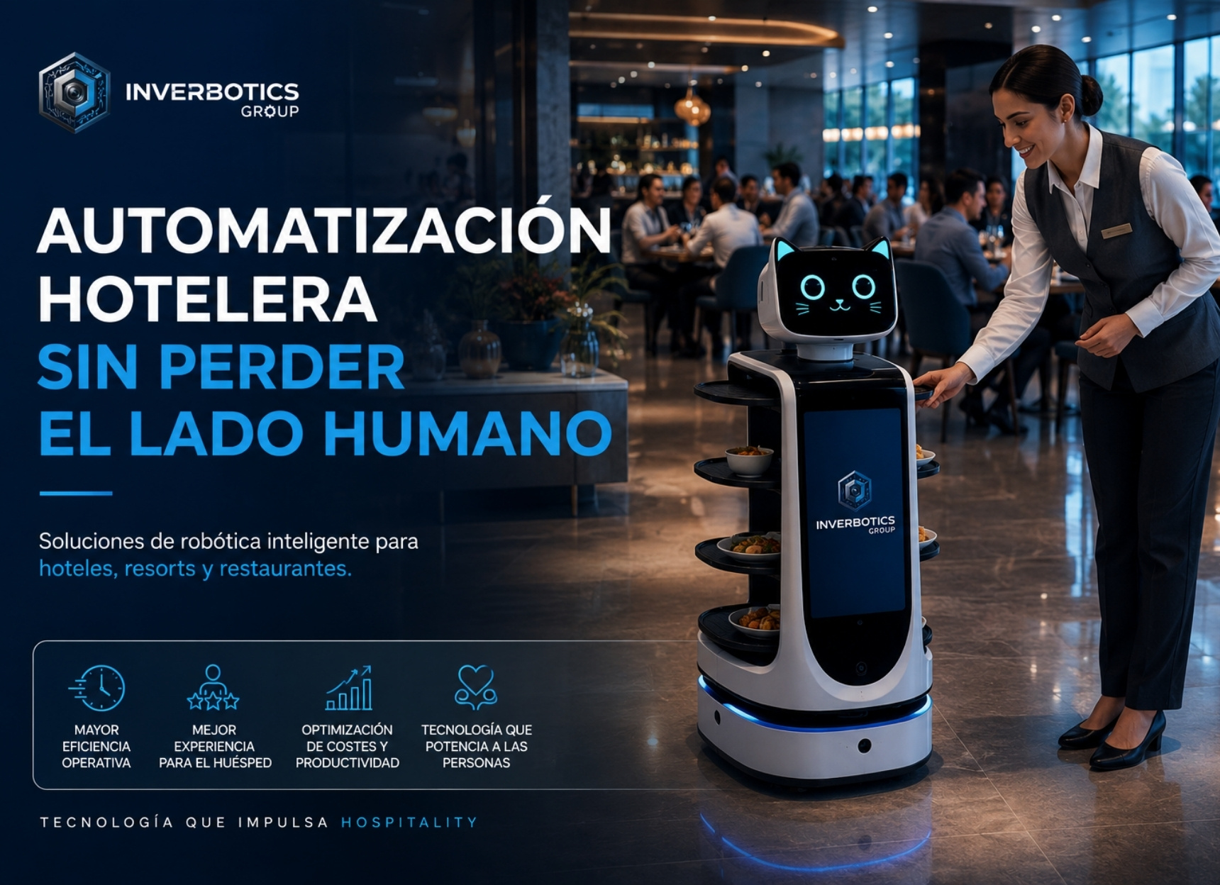 Cómo la robótica inteligente está transformando la industria hotelera