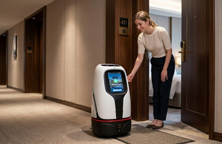 Robot de Entrega para Habitaciones: Cómo Funciona y Qué Beneficios Aporta a un Hotel