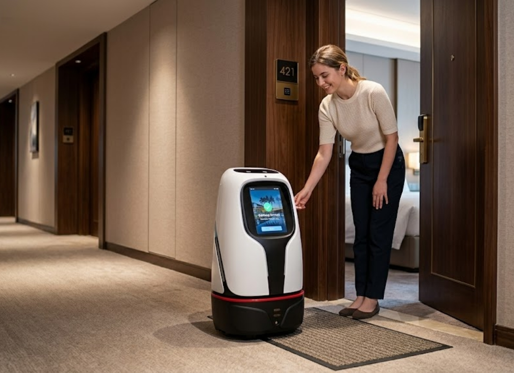 Robot de Entrega para Habitaciones: Cómo Funciona y Qué Beneficios Aporta a un Hotel
