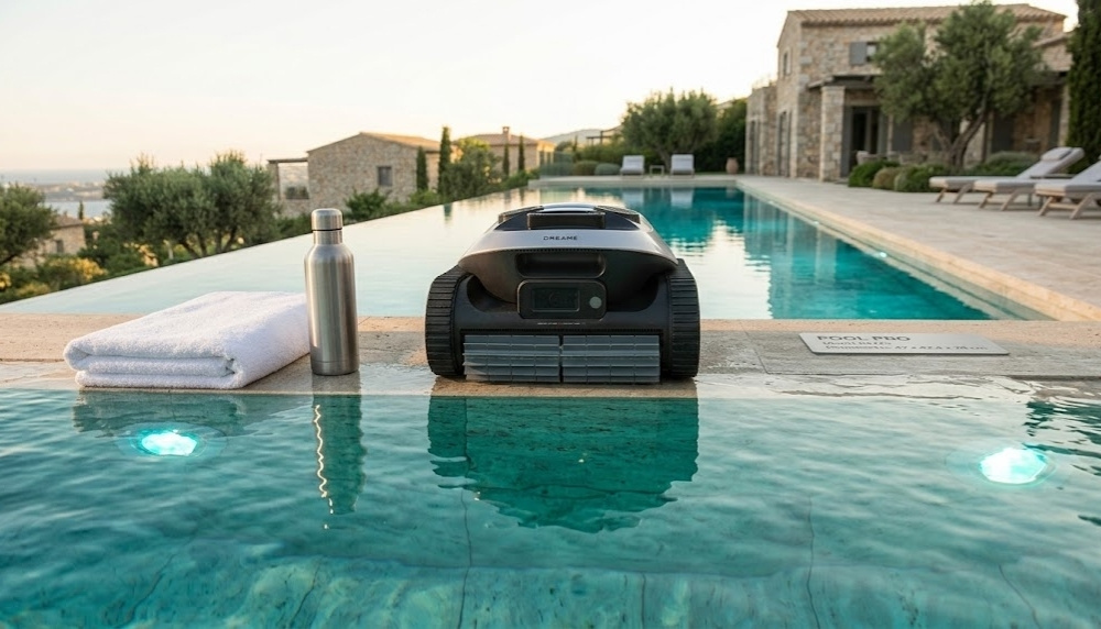 Esta diseñado con el propósito de mantener el agua y las superficies de la piscina impecables